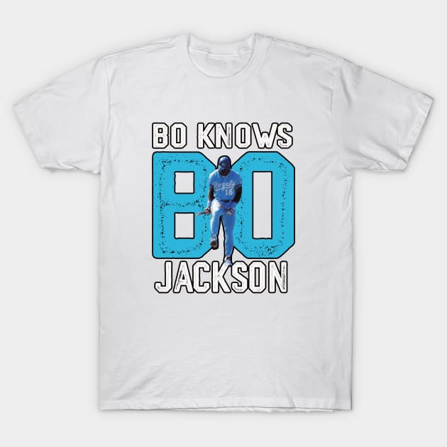 Dabbing Dance Baseball Bo Knows Bo Jackson T-Shirt by MManoban